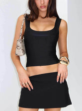 Jourdan Bandage Top Black