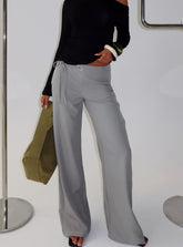 Ikana Tie Side Pants Grey