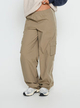 Ellyn Baggy Cargo Pants Khaki