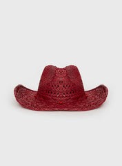 Dominick Cowboy Hat Red