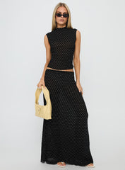 Ford Top Onyx Polka Dot