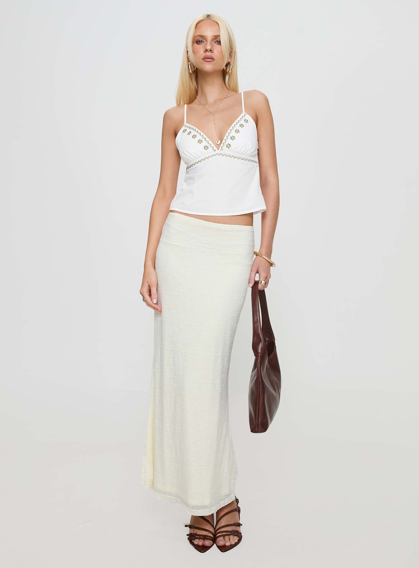 Honey Honey Top White
