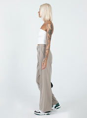 Archer Pants Pinstripe Beige