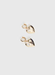 Giabella Heart Earrings Gold