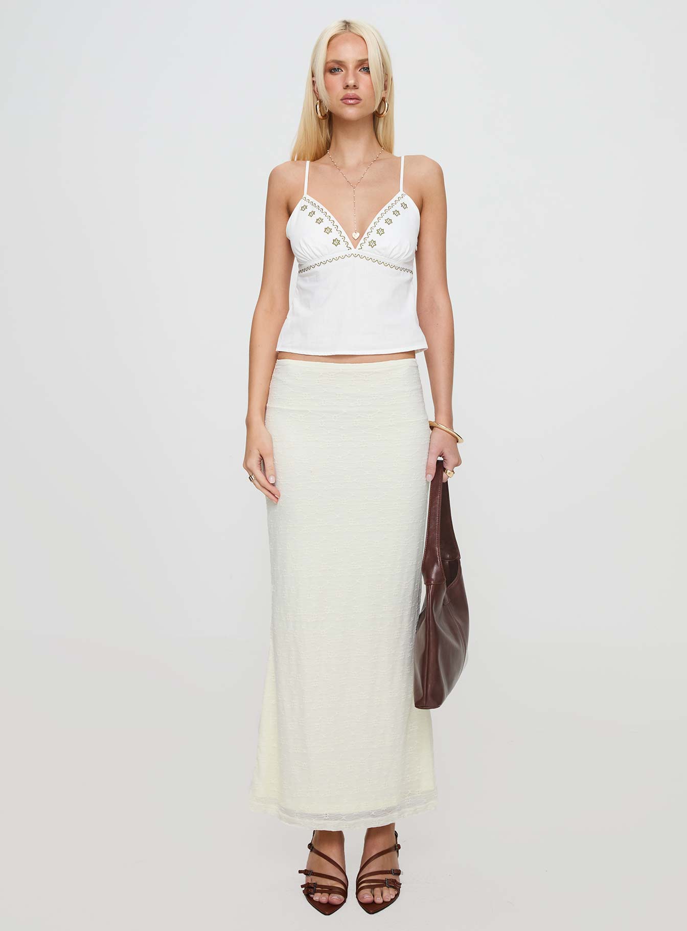 Honey Honey Top White