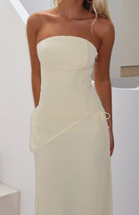 Bye Girl Strapless Bustier Butter