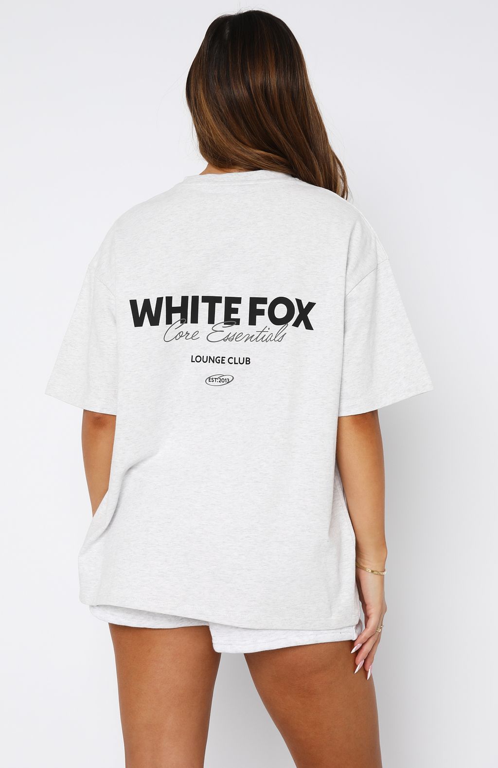 Core Essentials Oversized Tee Grey Marle