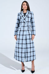 SMOOTH TRANSITION TWEED TRENCH