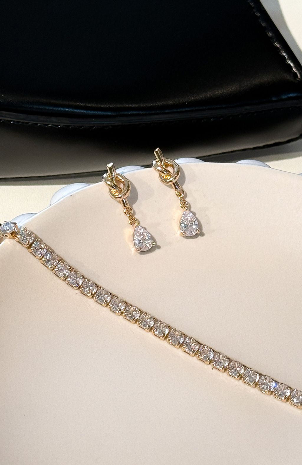 Bear Earrings Gold