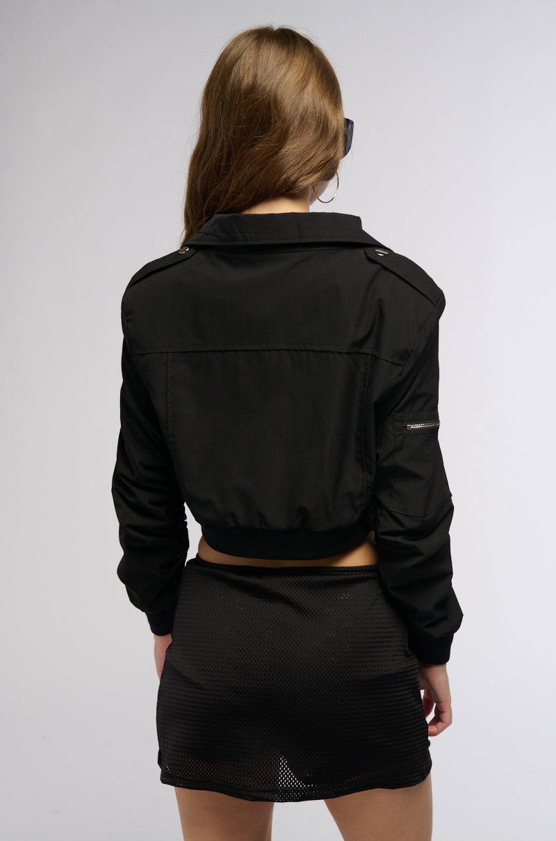 TALK TO ME NICE BOMBER JACKET