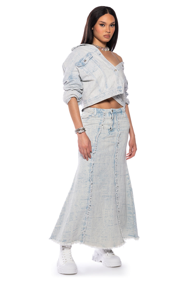 ULTRA BLEACH WASH DENIM JACKET